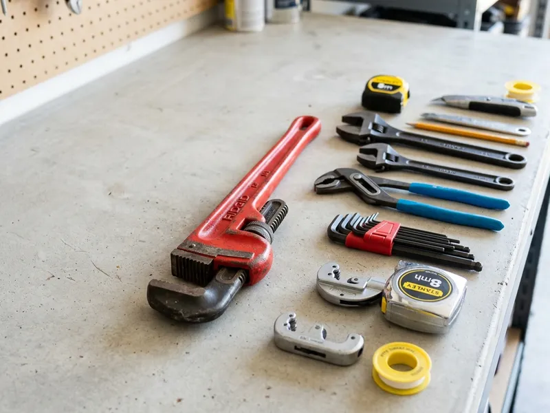 Professional plumbers in Wagon Mound, NM equipped with top-tier tools for residential and commercial plumbing services.